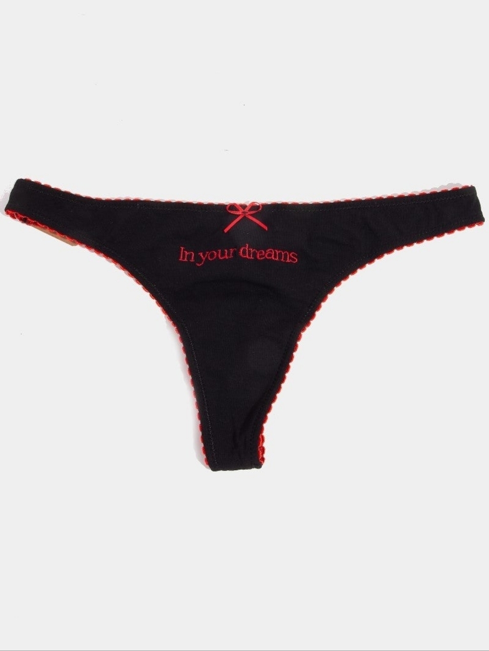 In Your Dreams Underwear Thong - Black